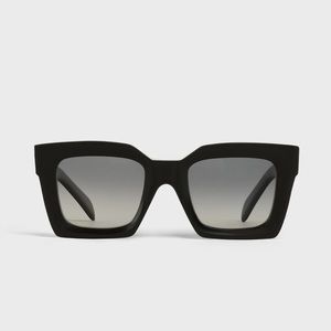 SQUARE S130 SUNGLASSES IN ACETATE WITH POLARIZED LENSES
BLACK